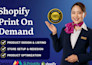 design shopify printify printful store redesign shopify website print on demand